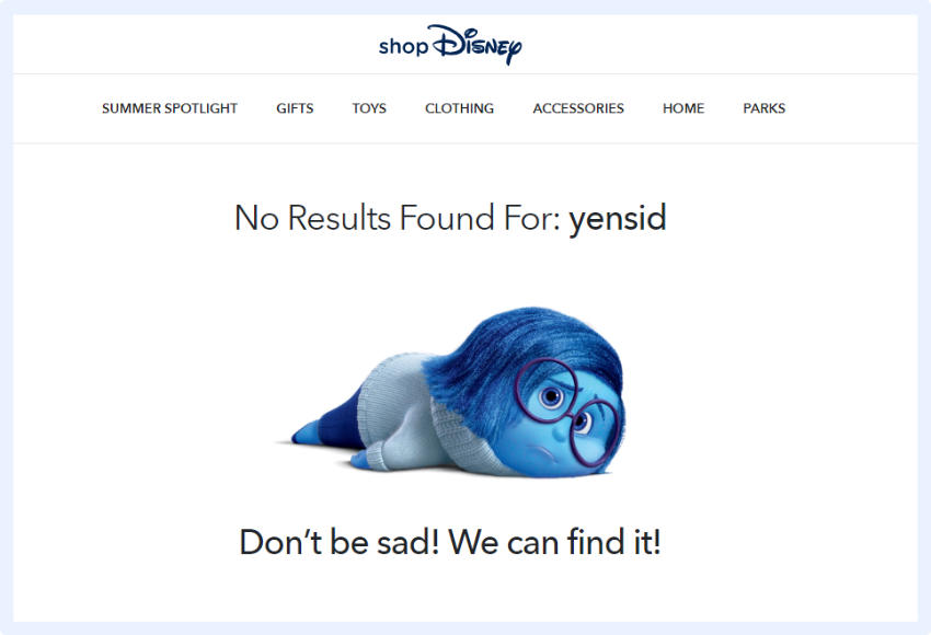 Disney Store - Disney nutzt etwas Humor, um mögliche Spannungen abzubauen