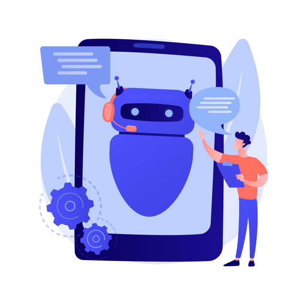 Chatbot illustration for conversational commerce